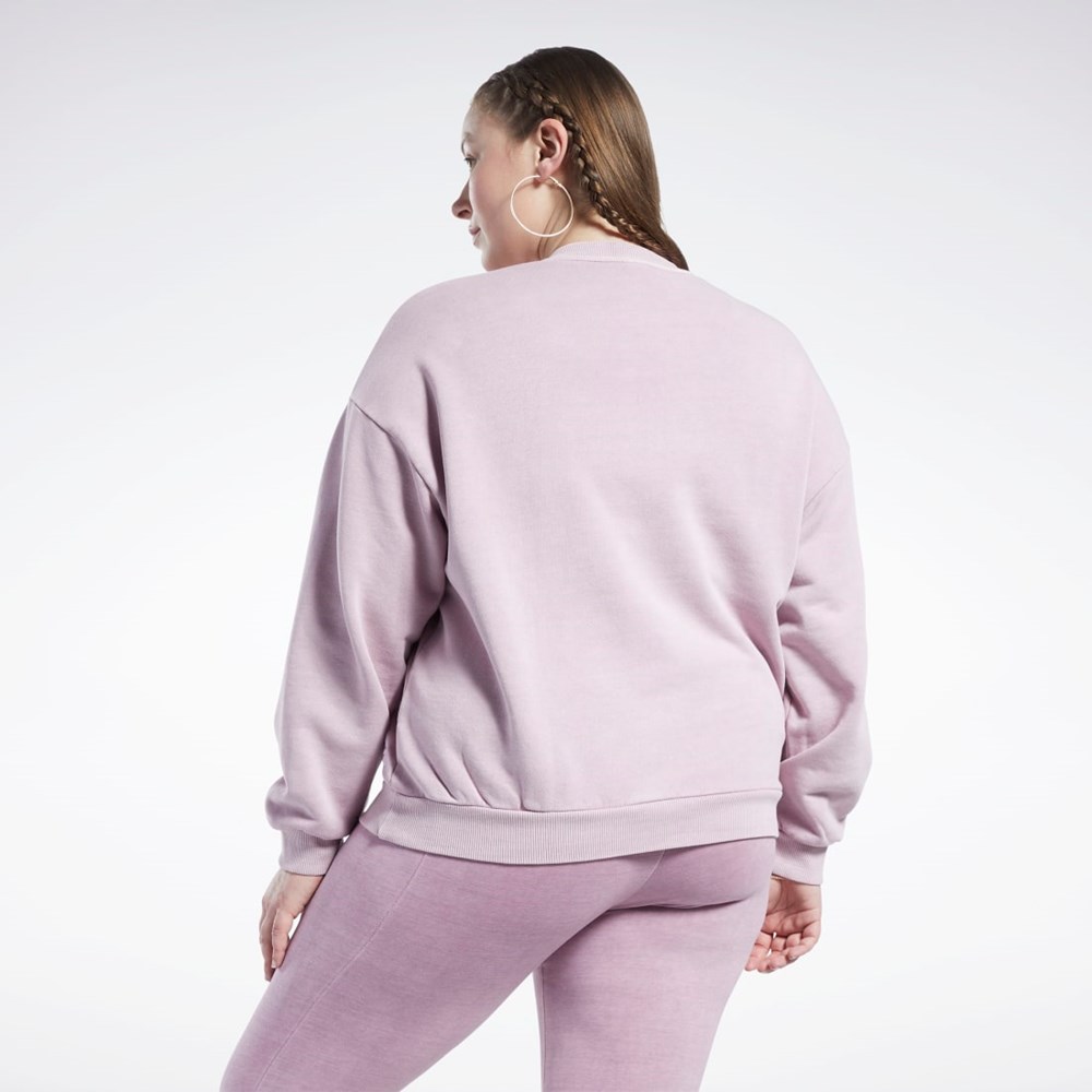 Reebok Classics Natural Dye Sweatshirt (Plus Size) Infused Lilac | FCDSR1079