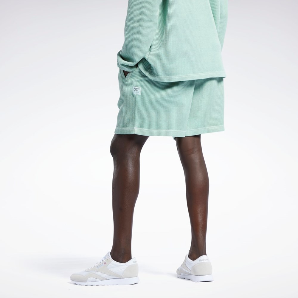 Reebok Classics Natural Dye Waffle Shorts Světle | HQTJU0632