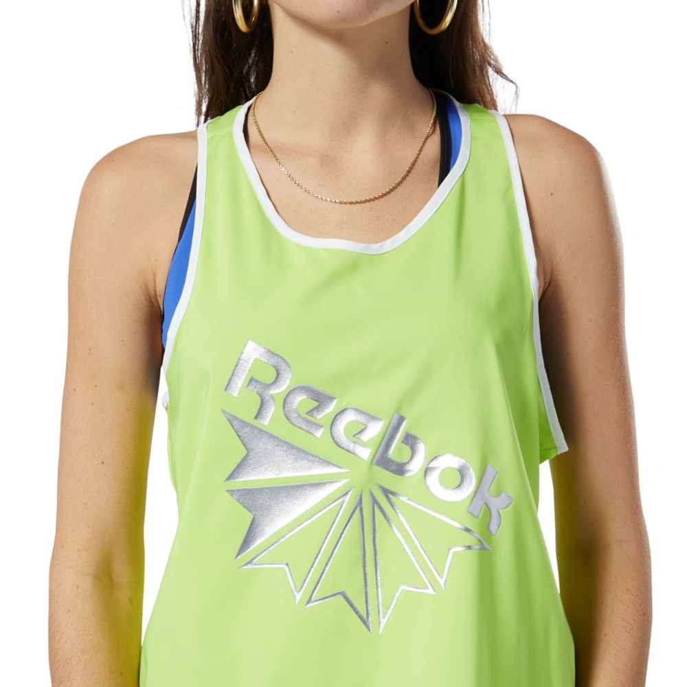 Reebok Classics Tank Top Neon Lime | WNJLF3042