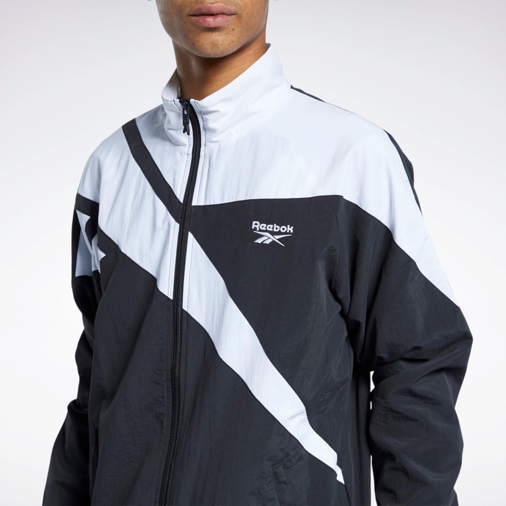 Reebok Classics Vector Track Jacket Černé | LYBSZ1205