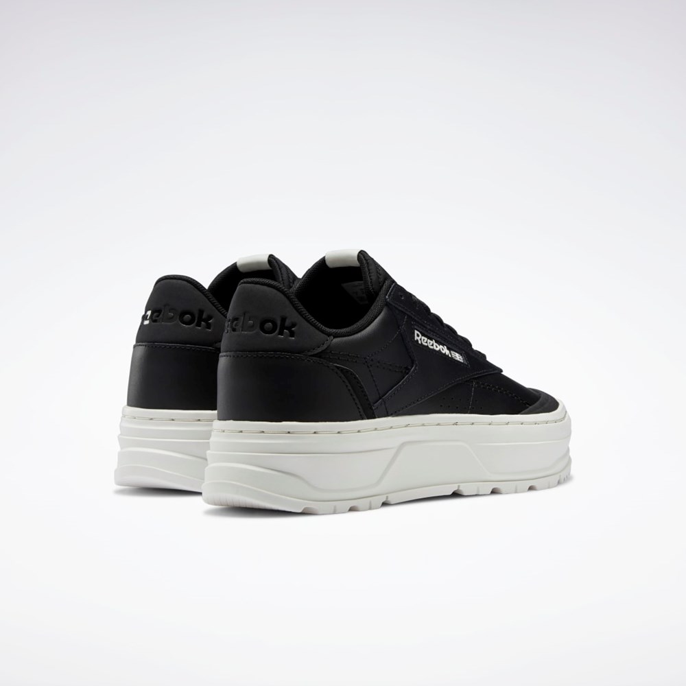Reebok Club C Double GEO Shoes Černé Černé | ESTHD4783