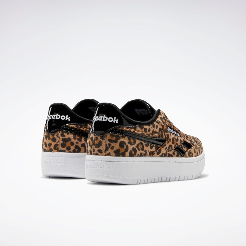 Reebok Club C Double Shoes - Grade School Černé | KSVZP7680