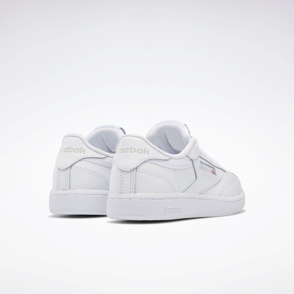 Reebok Club C Shoes - Preschool Bílé Šedé | NEAPO9305