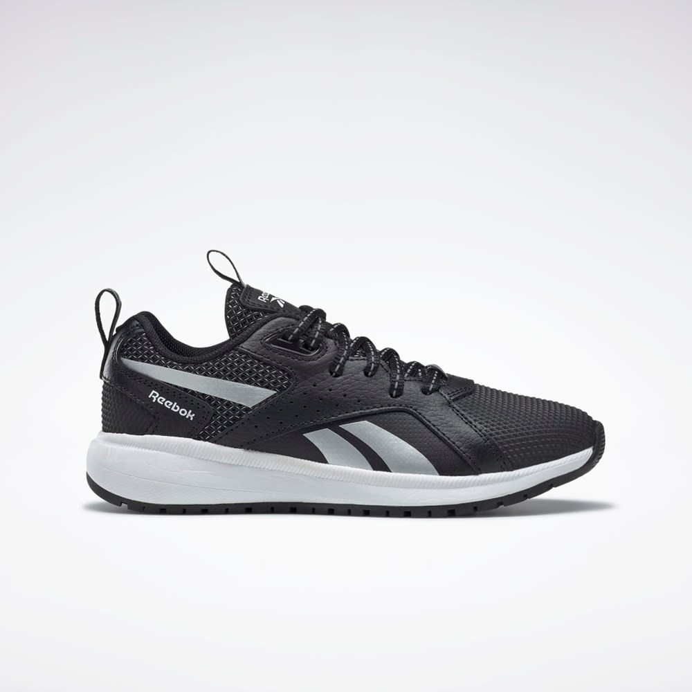 Reebok Durable XT Shoes - Preschool Černé Stříbrné Bílé | HMOWB6219