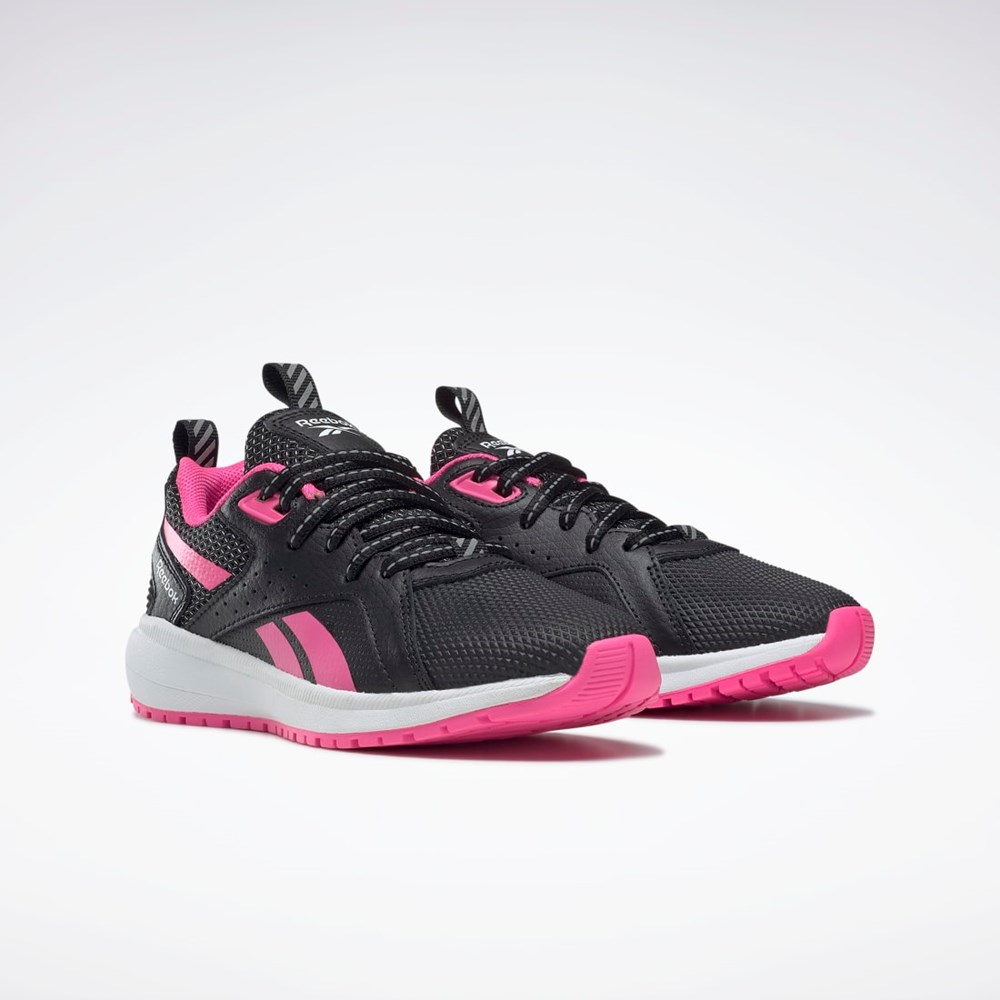 Reebok Durable XT Shoes - Preschool Černé Růžové Bílé | OEZHV3190