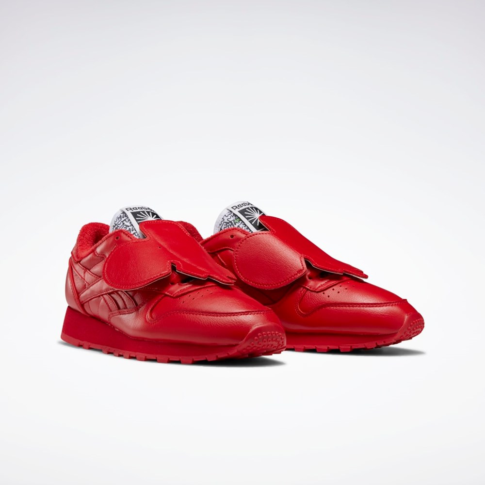 Reebok Eames Classic Leather Shoes Červené Červené Černé | QYRHU1578