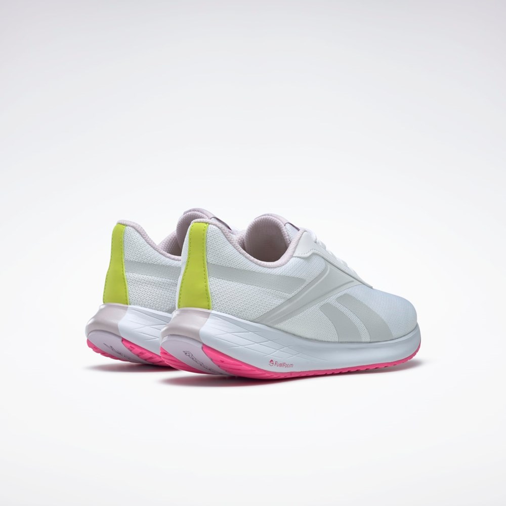 Reebok Energen Plus Běžecké Shoes Bílé Šedé Žluté | OPBEX8013