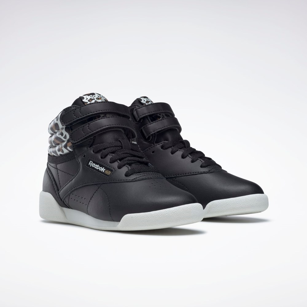 Reebok F/S Hi Shoes - Preschool Černé Zlaté | BOGYC1730