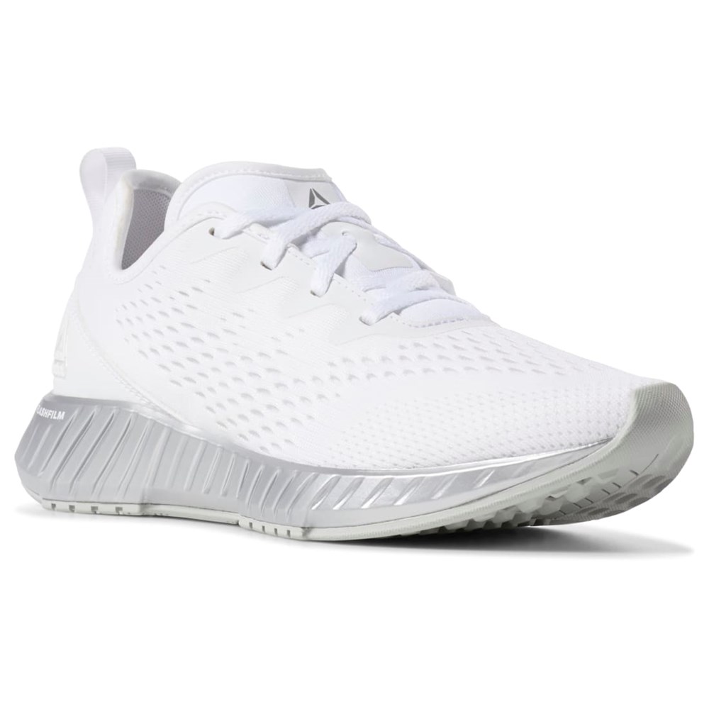 Reebok Flashfilm Běžecké Shoes Bílé Stříbrné | PMXYZ1238