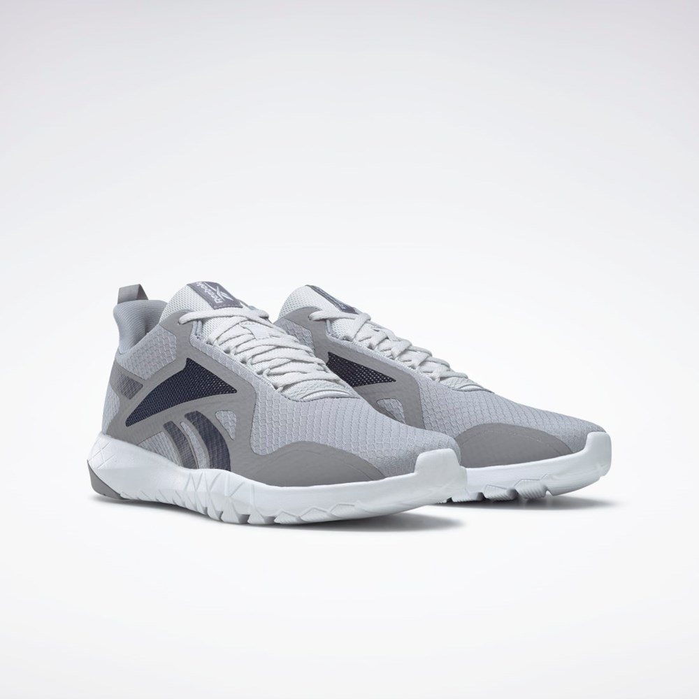 Reebok Flexagon Force 3 Široké 4E Tréninková Shoes Šedé Tmavě Blankyt Šedé | LFEAQ9846