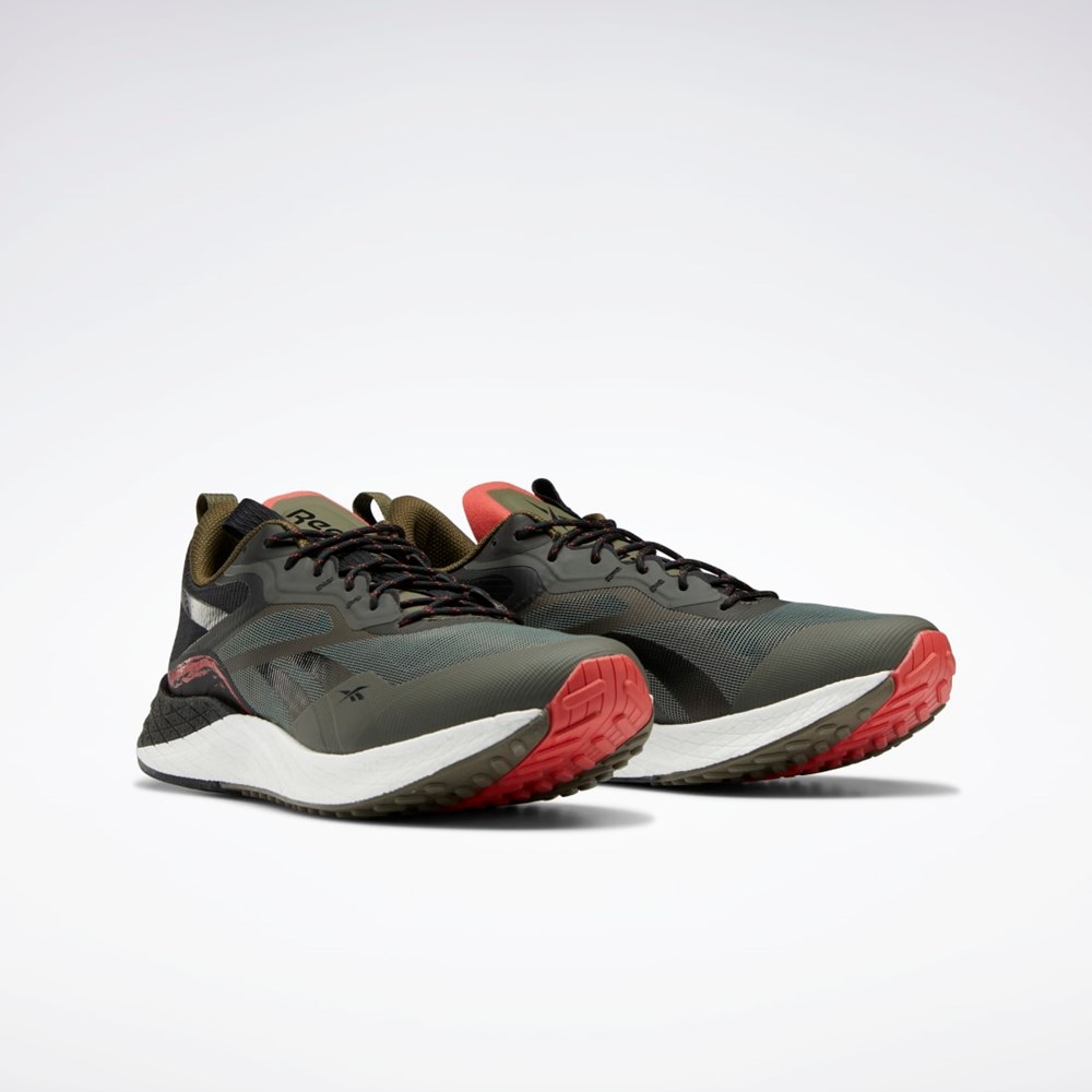 Reebok Floatride Energy 3 Adventure Běžecké Shoes Zelene Černé Bílé | KNGDA2168