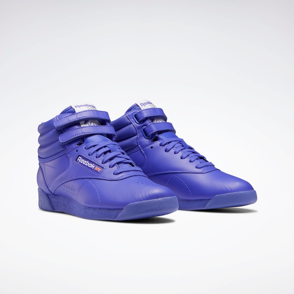 Reebok Freestyle Hi Shoes Fialové Fialové Bílé | KYCPN7014