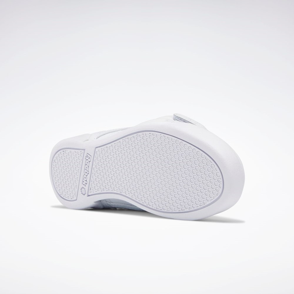 Reebok Freestyle Hi Shoes - Grade School Bílé | IBJUV1528