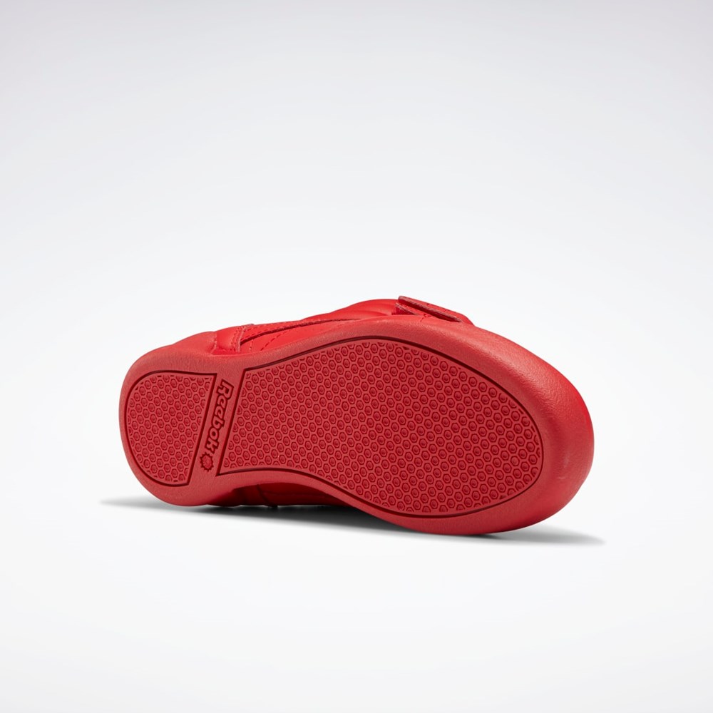 Reebok Freestyle Hi Shoes - Grade School Červené Červené Bílé | YXFRE0914