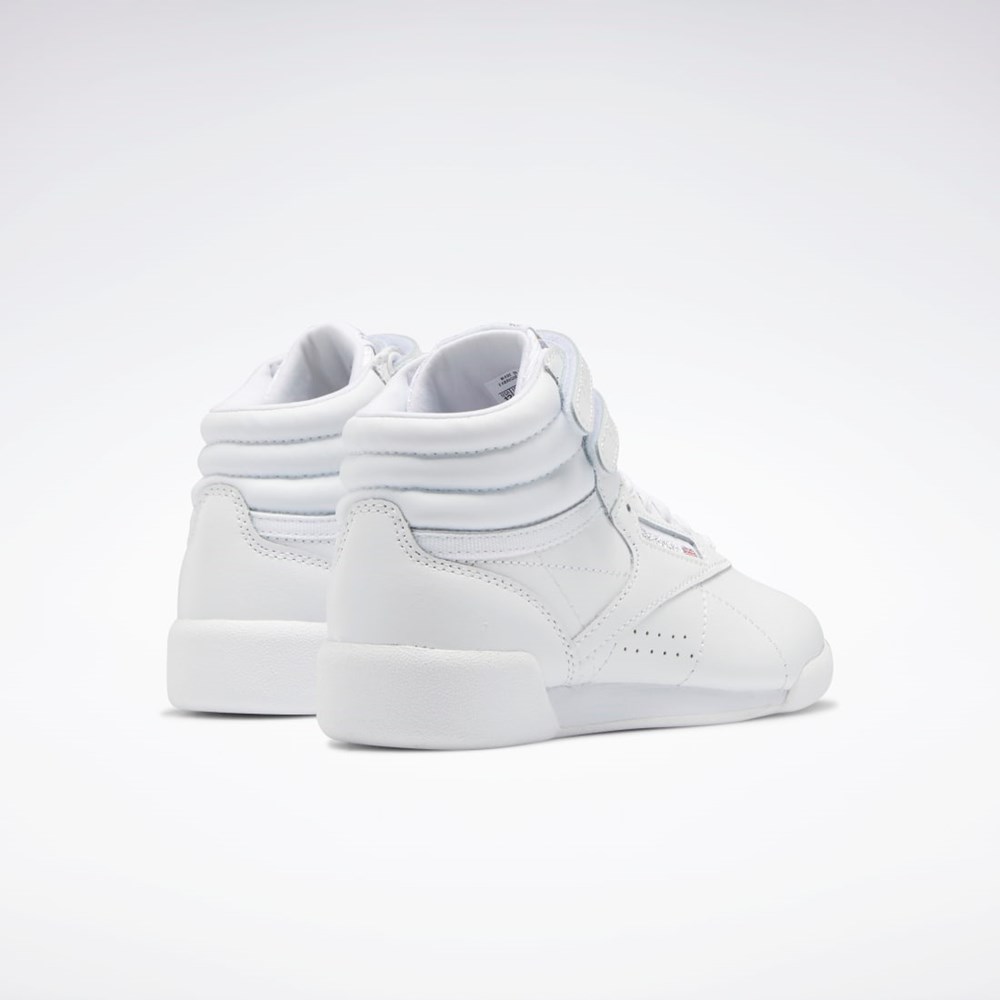 Reebok Freestyle Hi Shoes - Preschool Bílé Bílé Bílé | YPICA6930