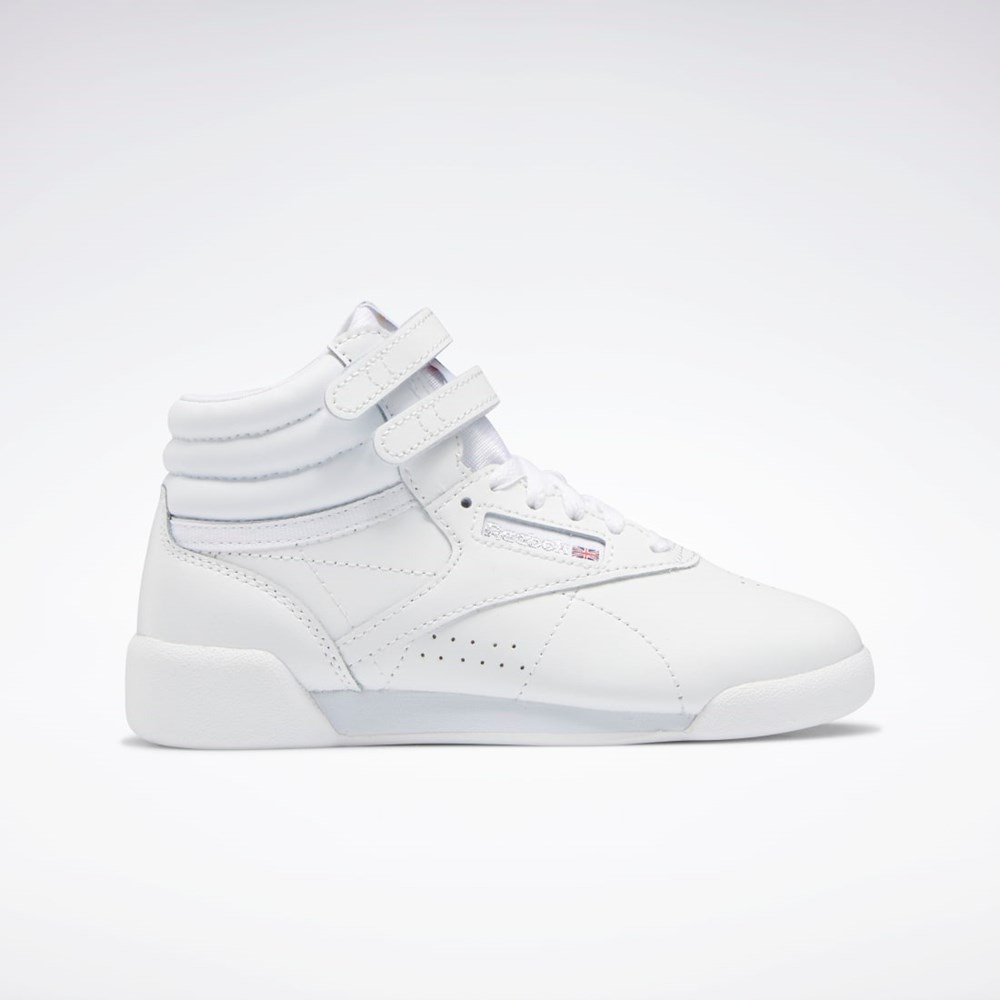 Reebok Freestyle Hi Shoes - Preschool Bílé Bílé Bílé | YPICA6930