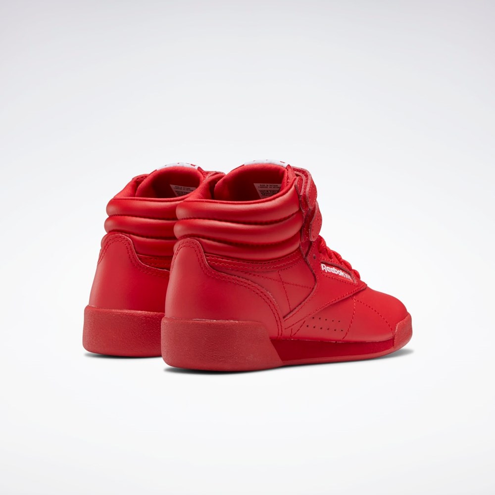 Reebok Freestyle Hi Shoes - Preschool Červené Červené Bílé | MXBFD1632