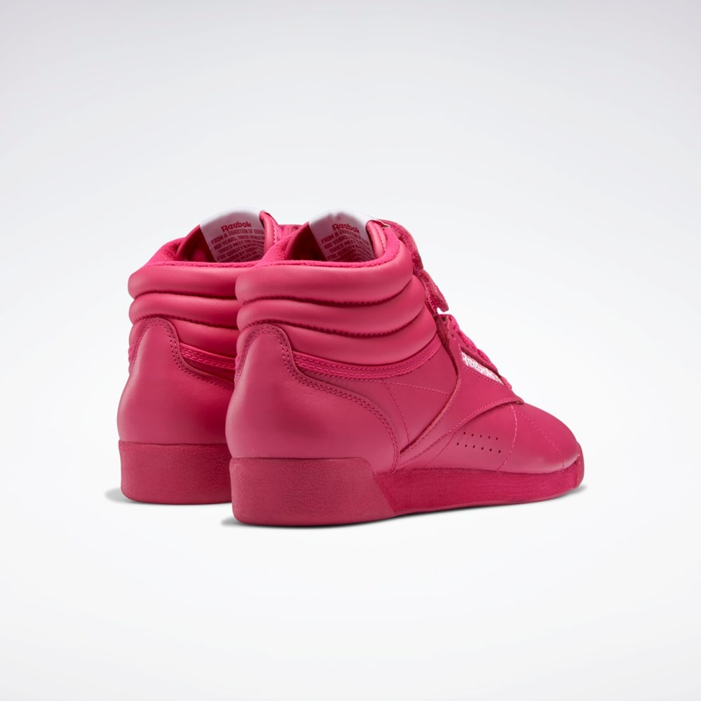 Reebok Freestyle Hi Shoes Růžové Růžové Bílé | OGLHM3982