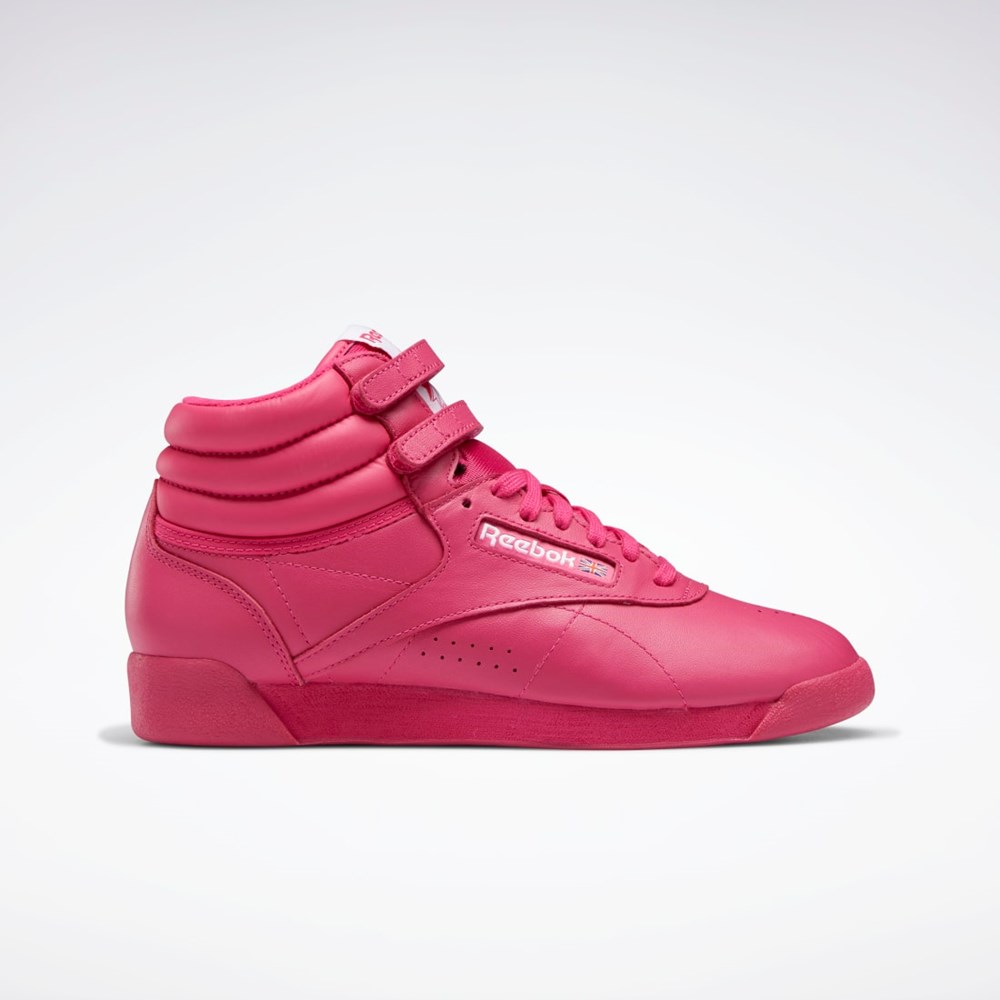 Reebok Freestyle Hi Shoes Růžové Růžové Bílé | OGLHM3982