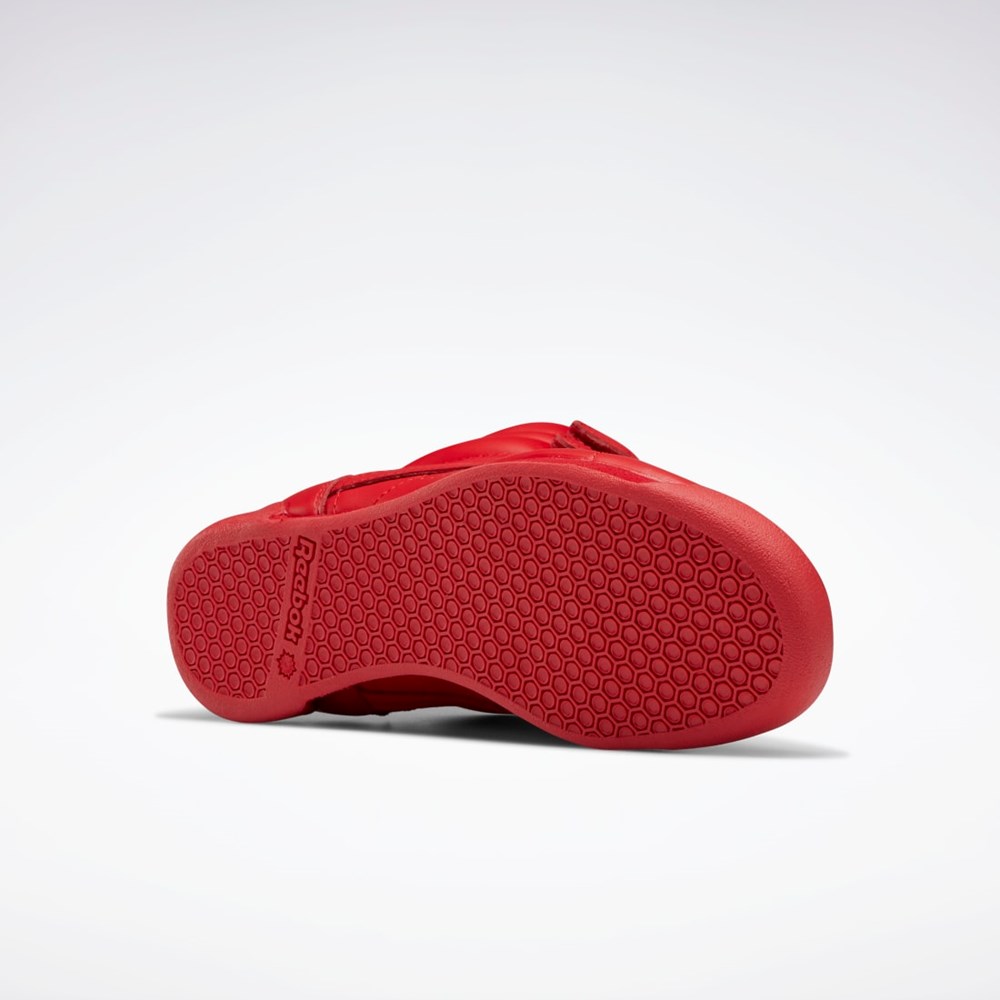 Reebok Freestyle Hi Shoes Červené Červené Bílé | EWDAV8057