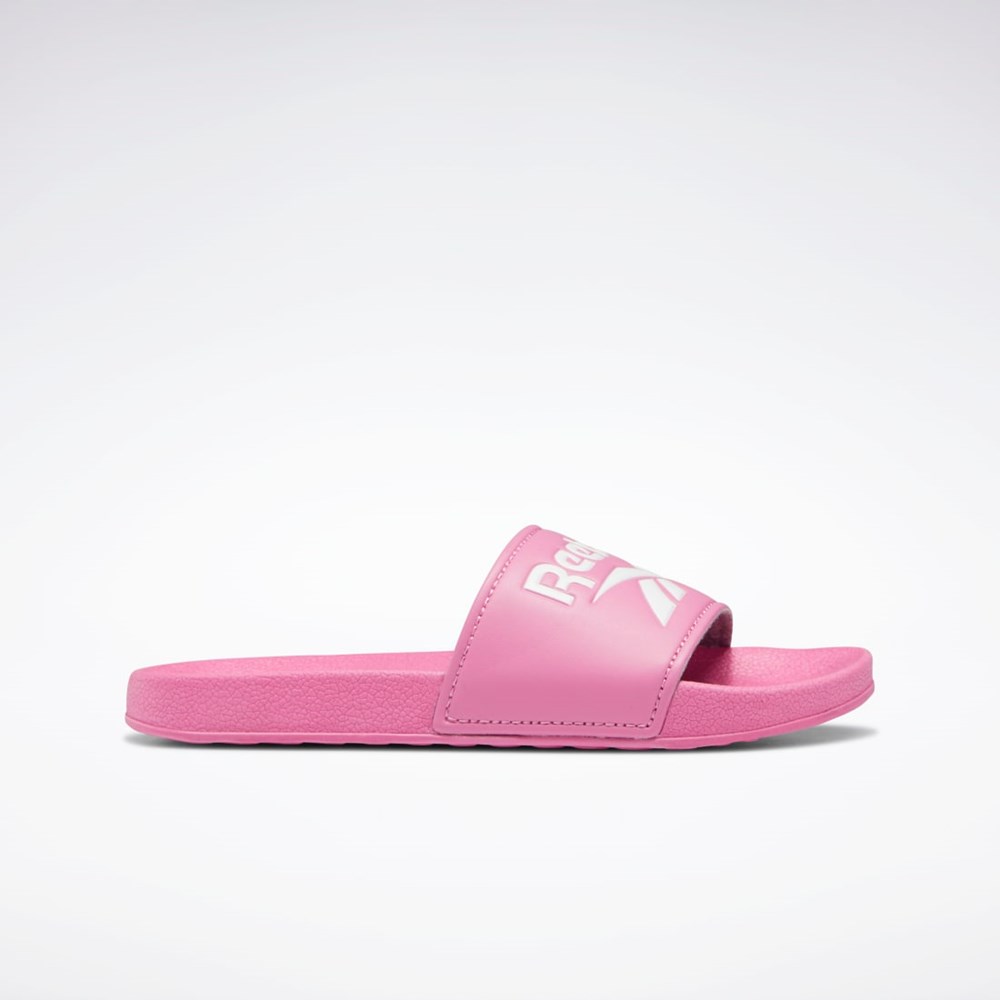 Reebok Fulgere Slides - Preschool Růžové Růžové Bílé | OQRKG2643