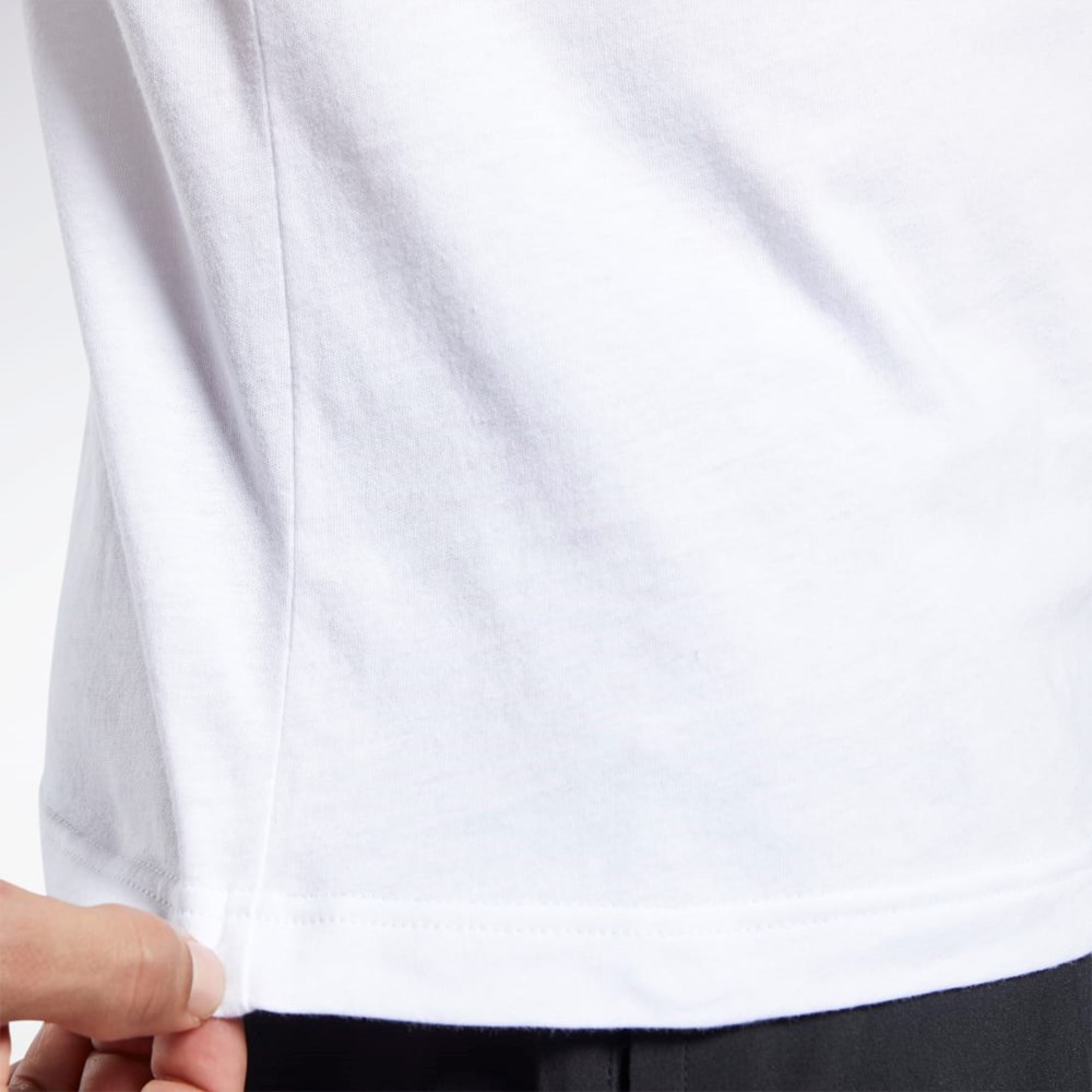 Reebok Grafická Series Linear Logo Tee Bílé | GNWTJ7248