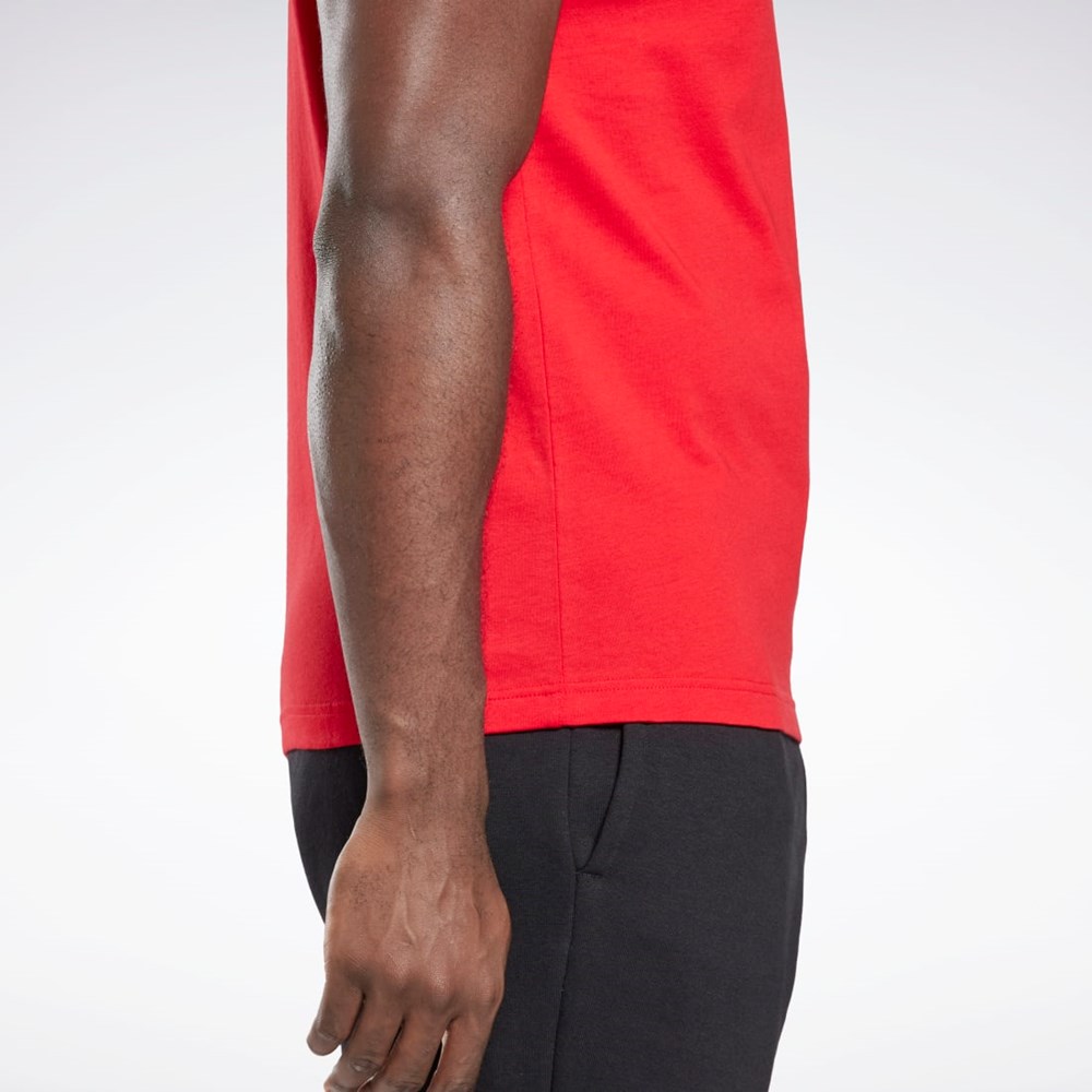 Reebok Grafická Series Linear Logo Tee Červené | LEJGZ9271