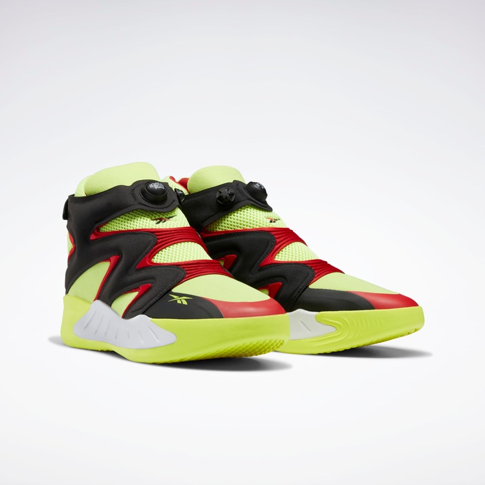 Reebok Instapump Fury Zone Basketball Shoes Žluté Černé Červené | CXGJD9108