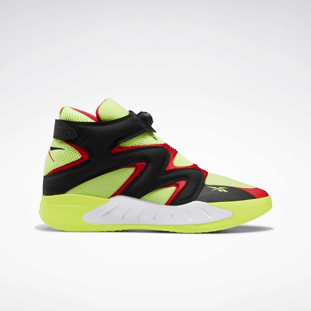 Reebok Instapump Fury Zone Basketball Shoes Žluté Černé Červené | CXGJD9108