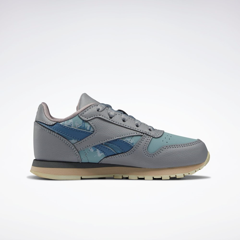 Reebok Jurassic World Classic Leather Shoes - Preschool Šedé Blankyt | SRFKP9871