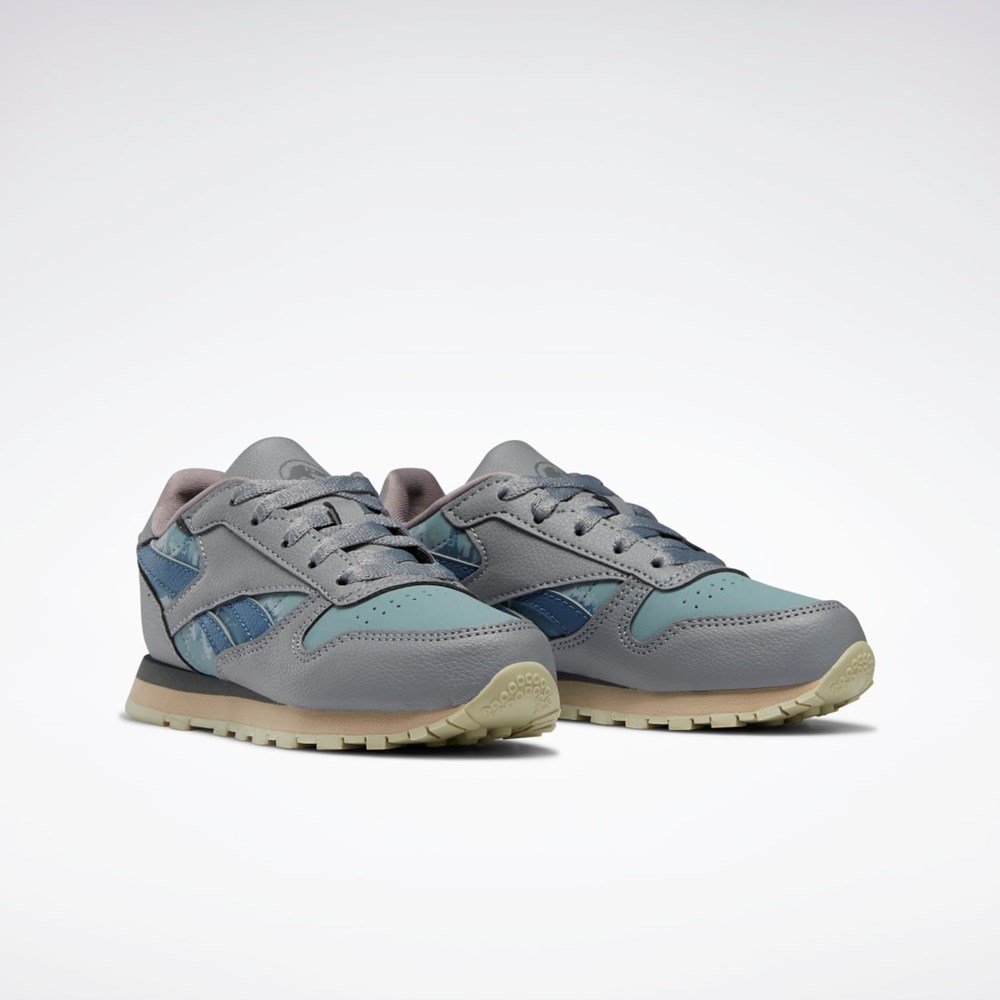 Reebok Jurassic World Classic Leather Shoes - Preschool Šedé Blankyt | SRFKP9871