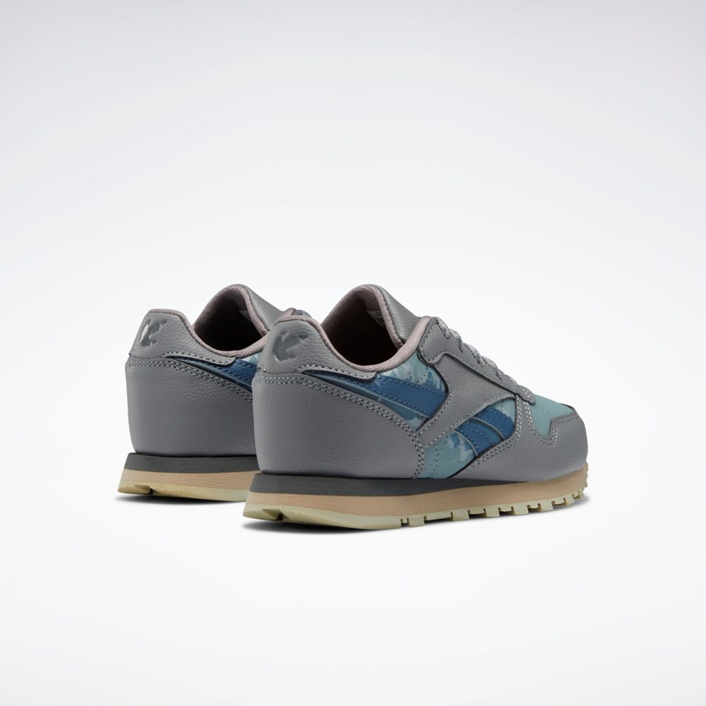Reebok Jurassic World Classic Leather Shoes - Preschool Šedé Blankyt | SRFKP9871