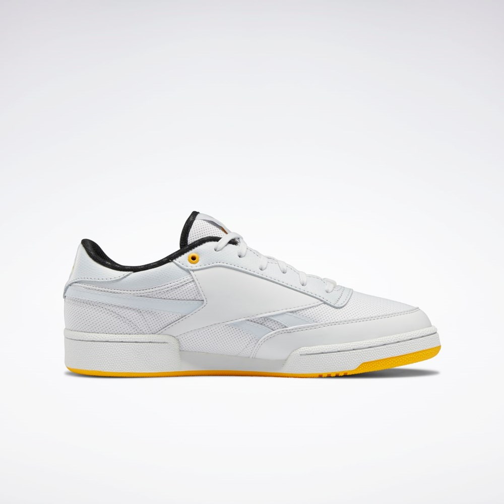 Reebok Jurassic World Club C Revenge Shoes Bílé Stříbrné Zlaté | ZBTNA3572