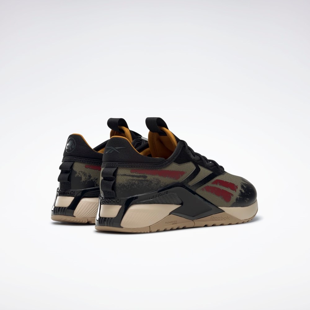Reebok Jurassic World Nano X2 Adventure Tréninková Shoes Olivy Zelené Černé Hnědožlutý | KRBIJ9250