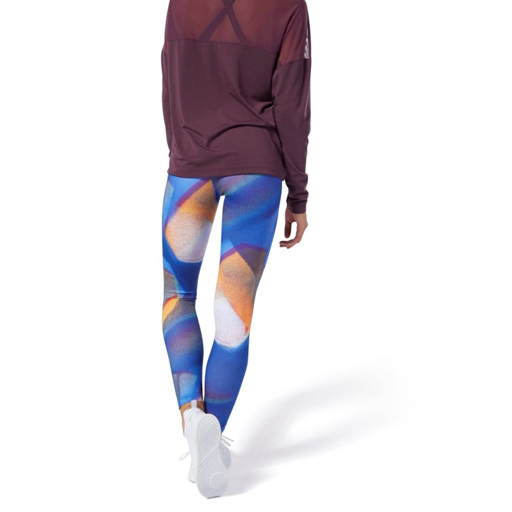 Reebok Jóga Lux Bold High-Rise Tights Crushed Cobalt | WSMXL1026