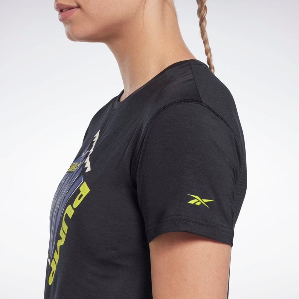 Reebok Les Mills® BodyPump® ACTIVCHILL Atletické Tee Černé | WQKXG6072