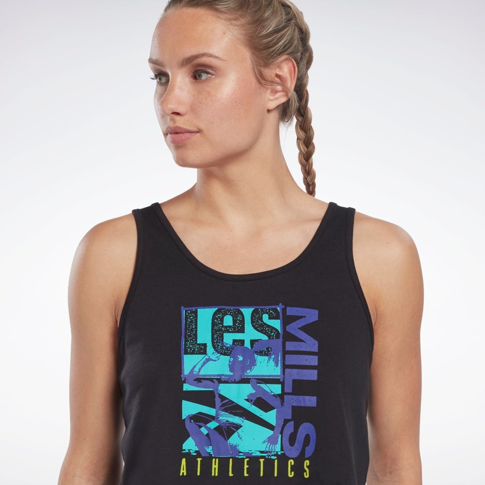 Reebok Les Mills® Grafická Tank Top Černé | OFPSW1309