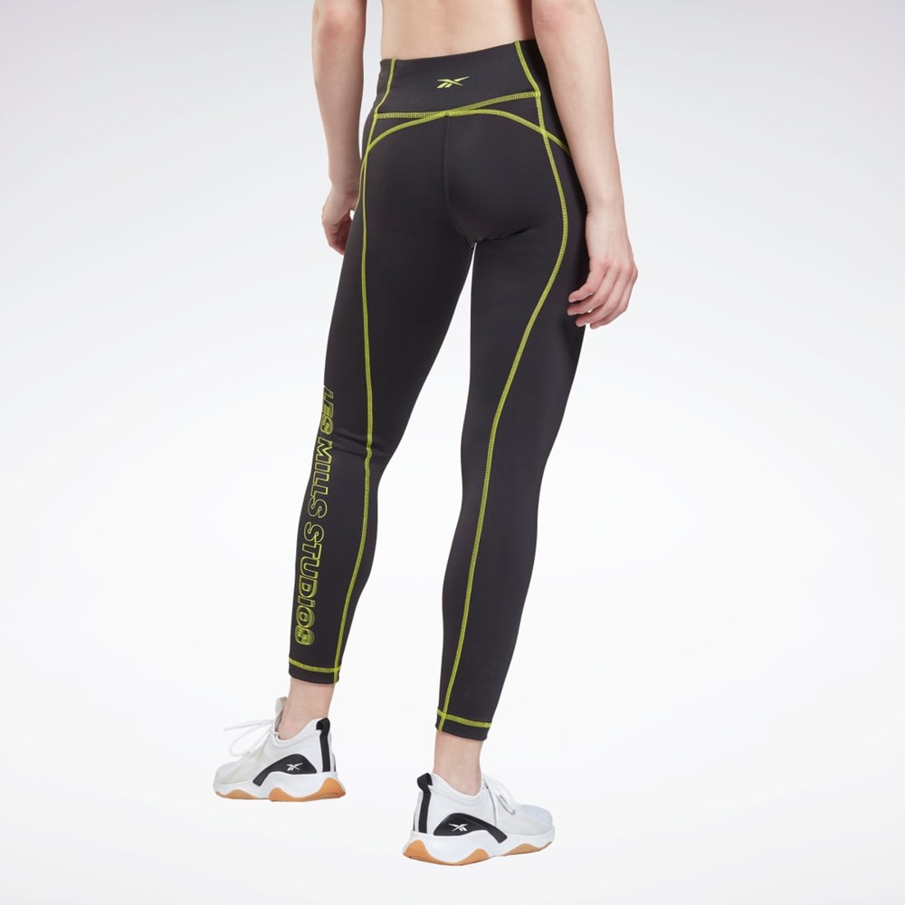 Reebok Les Mills® Iconic Tights Černé | CTRHZ2185