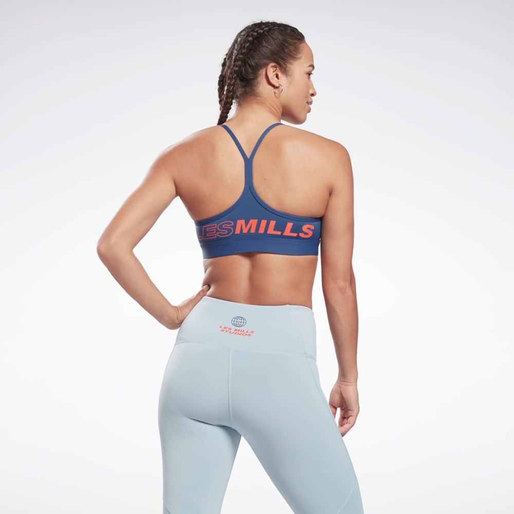 Reebok Les Mills® Lux Hubená Medium-Support Sports Bra Blankyt | SKZGE7981