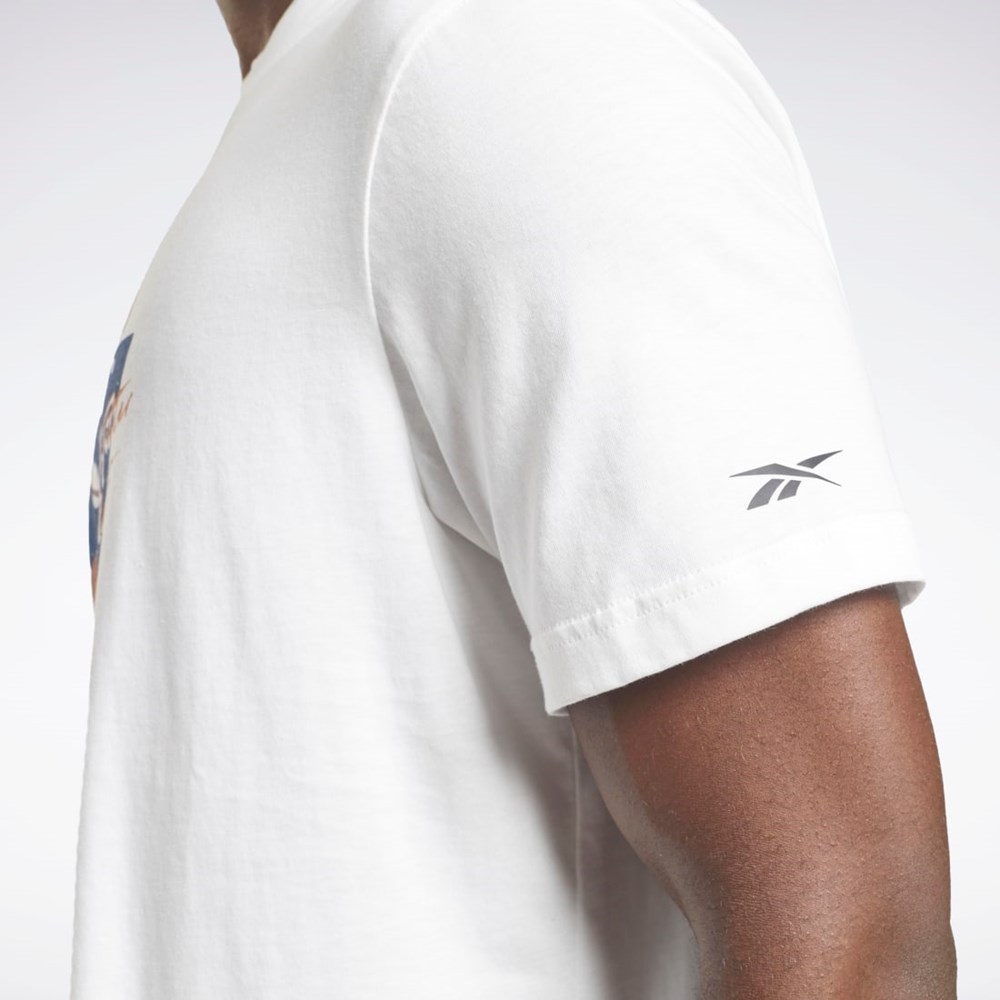Reebok Les Mills® Oversized Grafická T-Shirt Bílé | RCAXU5963