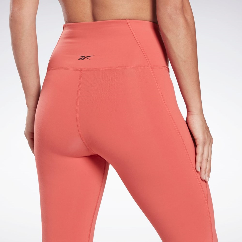 Reebok Lux High-Waisted Tights Rhodonite | KOJAT9851