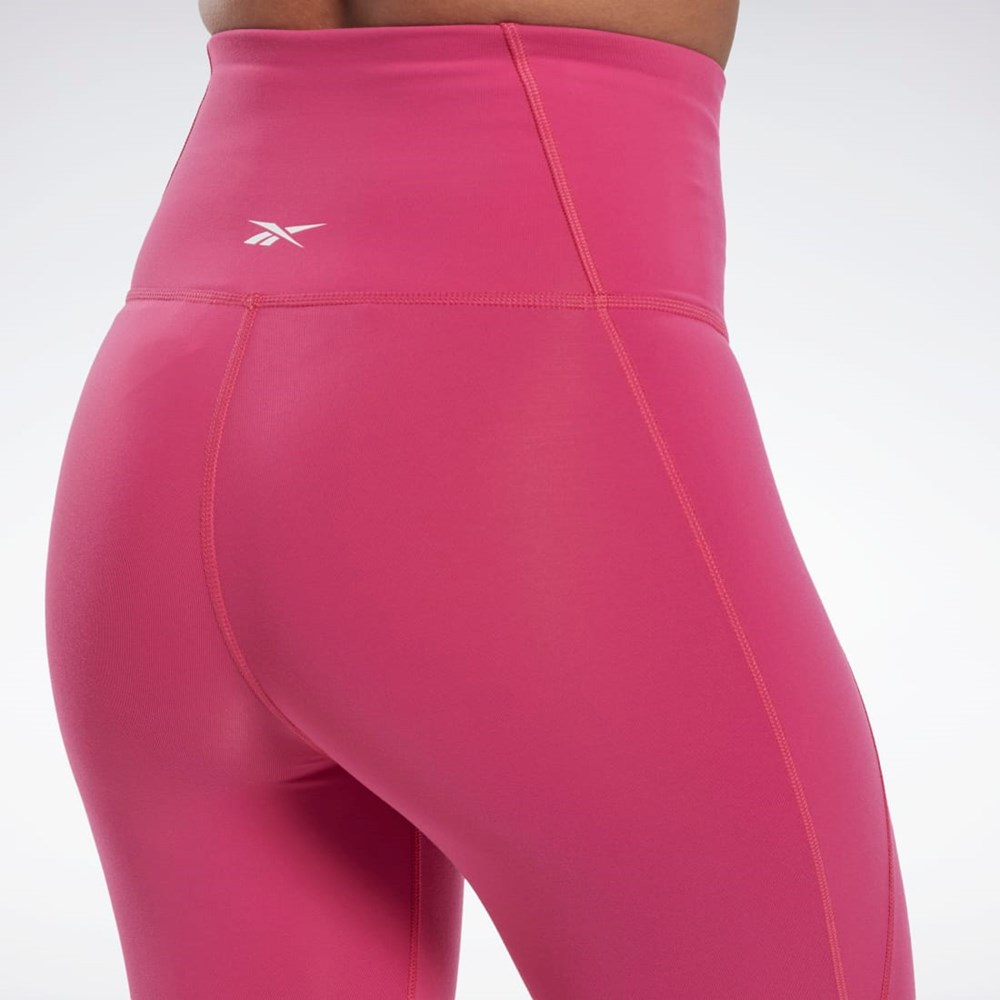 Reebok Lux High-Waisted Tights Růžové | XGYBP0529