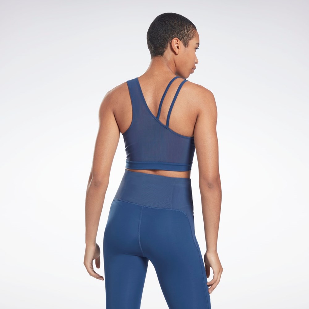Reebok Lux Perform Crop Top Blankyt | AJROQ7654