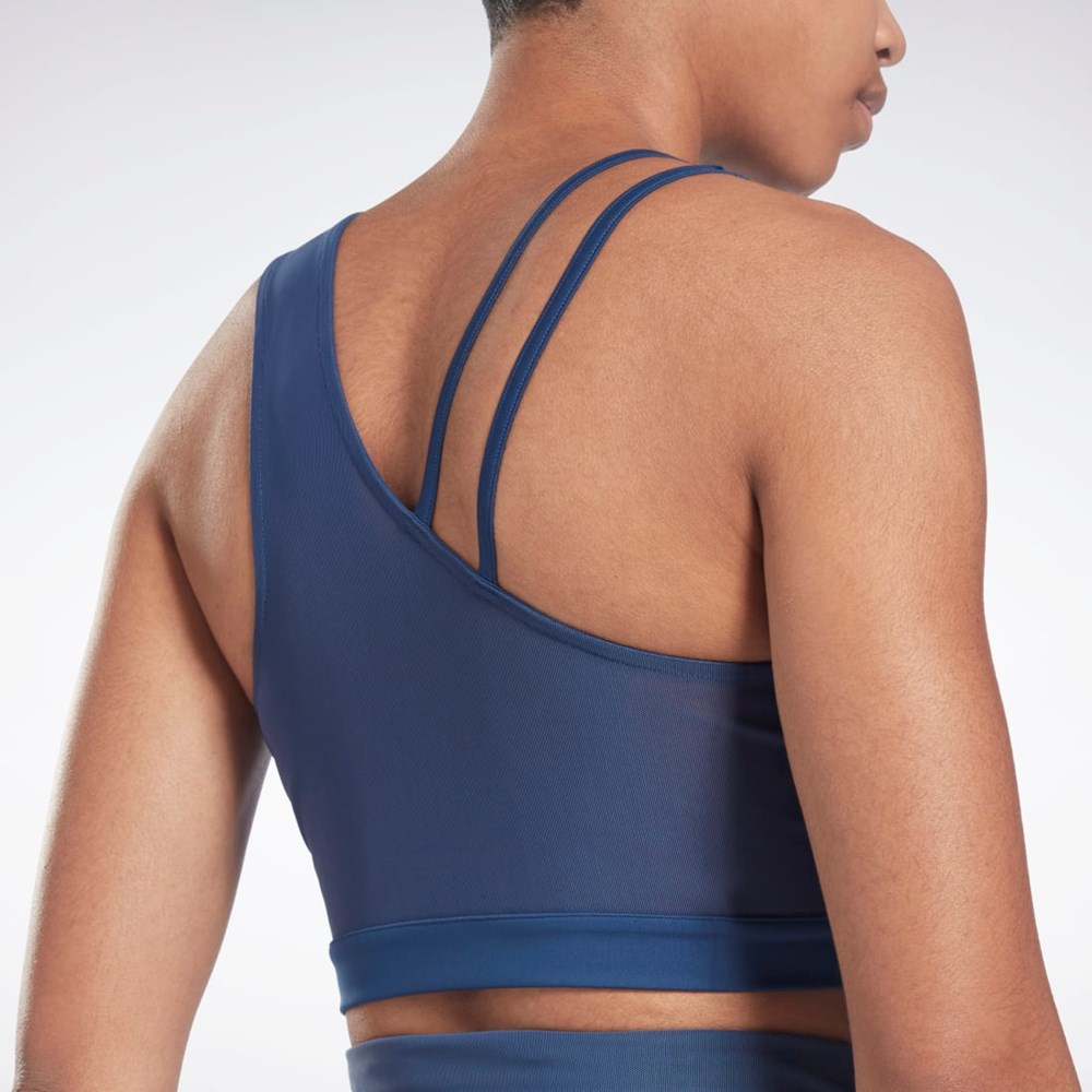 Reebok Lux Perform Crop Top Blankyt | AJROQ7654