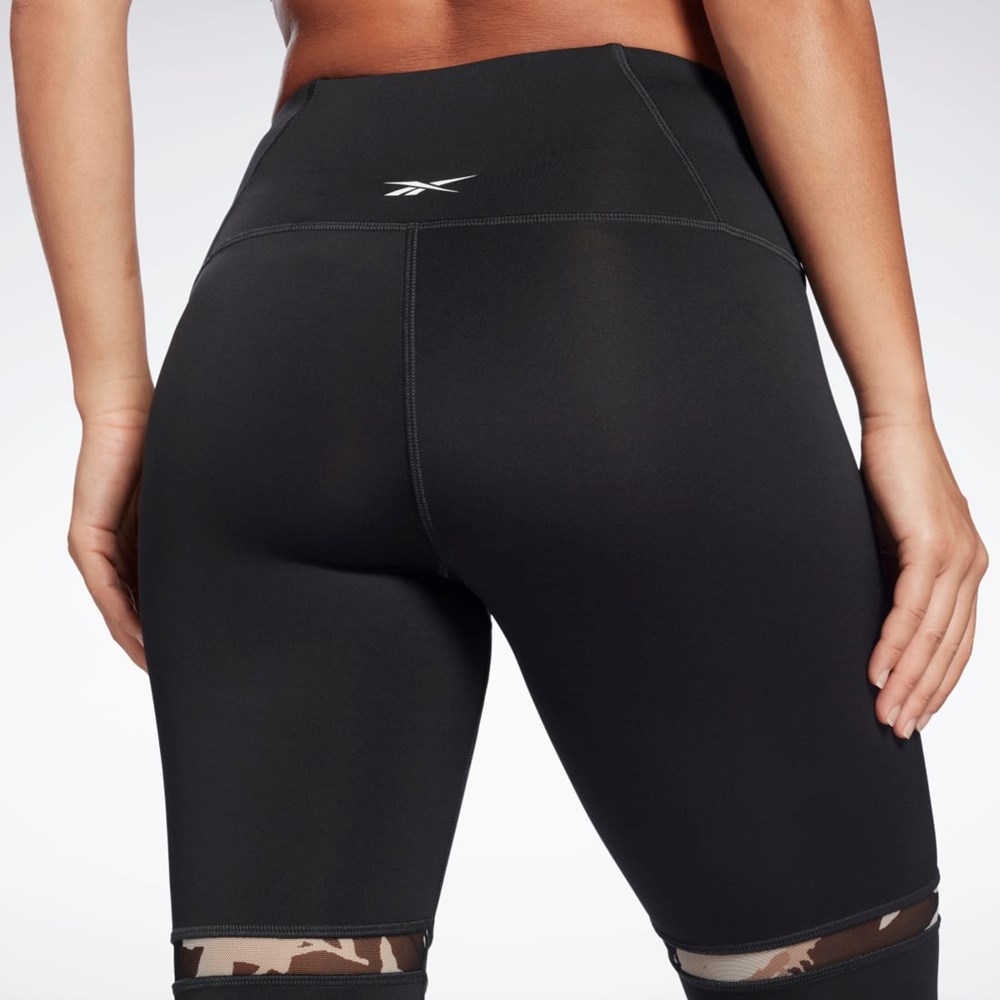 Reebok MYT Detail Leggings Černé | SONAT4569