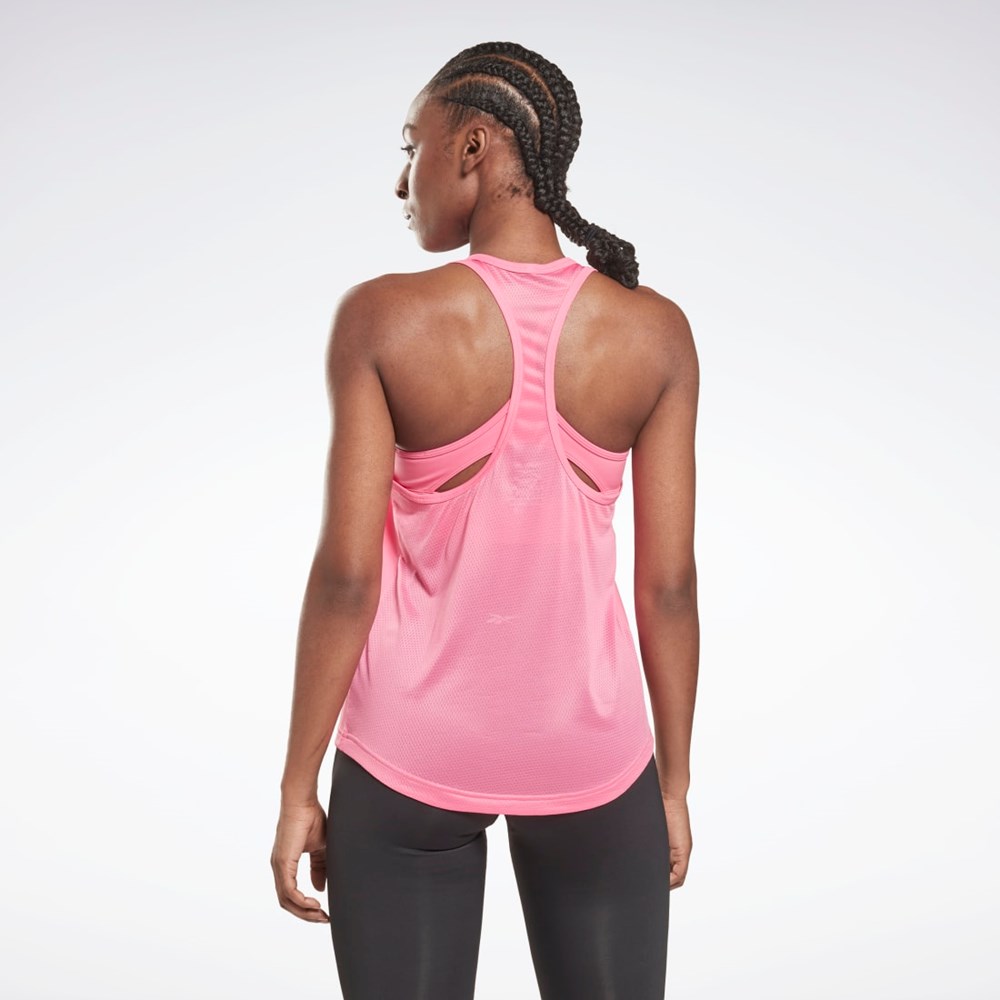 Reebok Mesh Back Tank Top Růžové | BZJPF5230