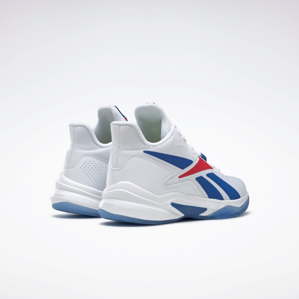 Reebok More Buckets Basketball Shoes Bílé Blankyt Červené | CYJNQ4720