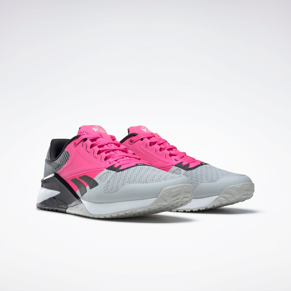 Reebok Nano 6000 Tréninková Shoes Šedé Růžové Černé | LEYQF0527