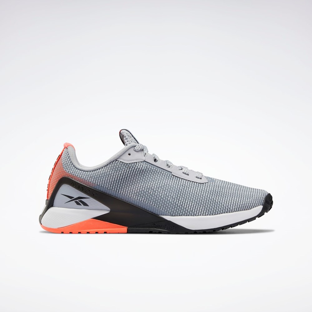 Reebok Nano X1 Grit Tréninková Shoes Šedé Černé Oranžové | FZCUQ1235