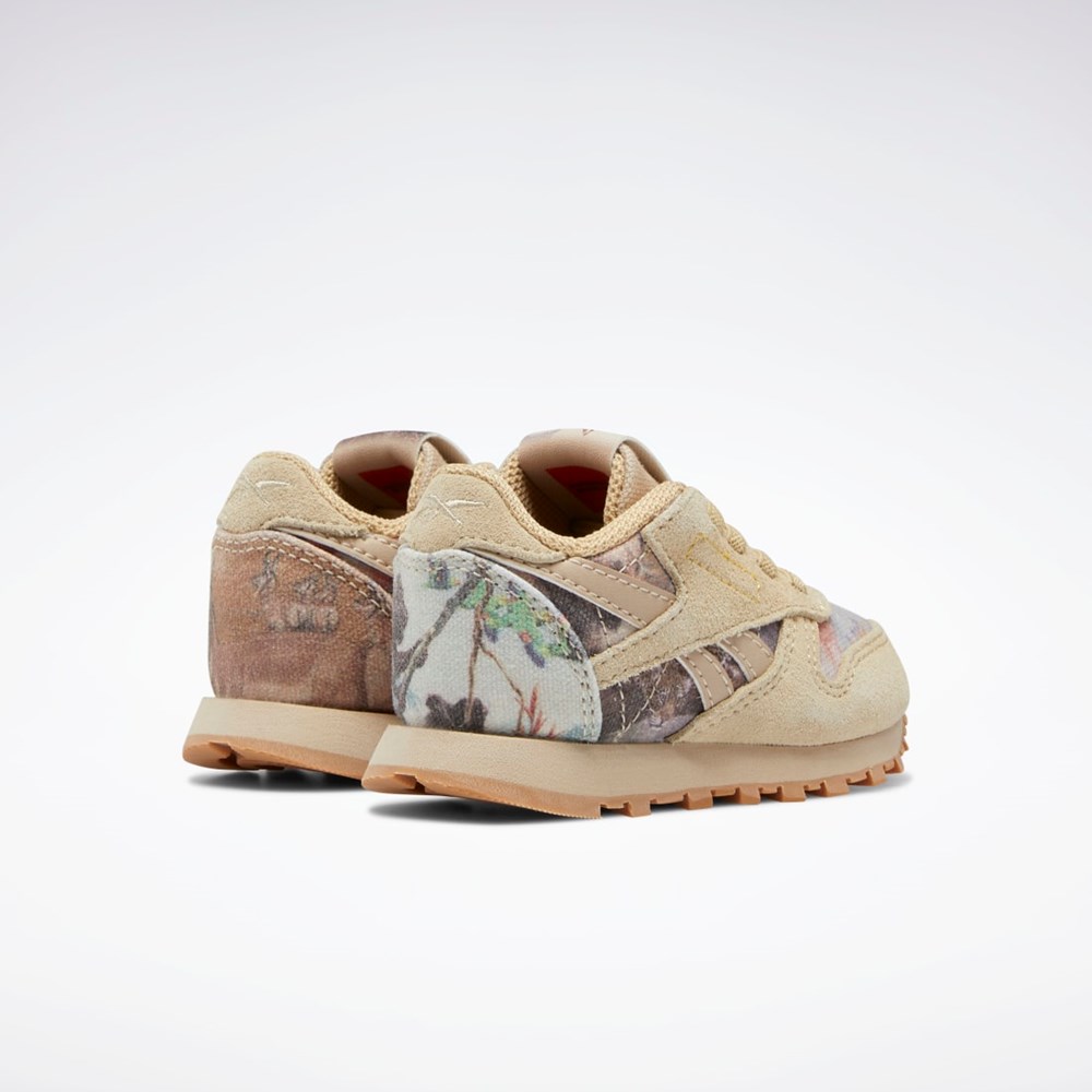 Reebok National Geographic Classic Leather Shoes - Toddler Béžový | FSUBV0617